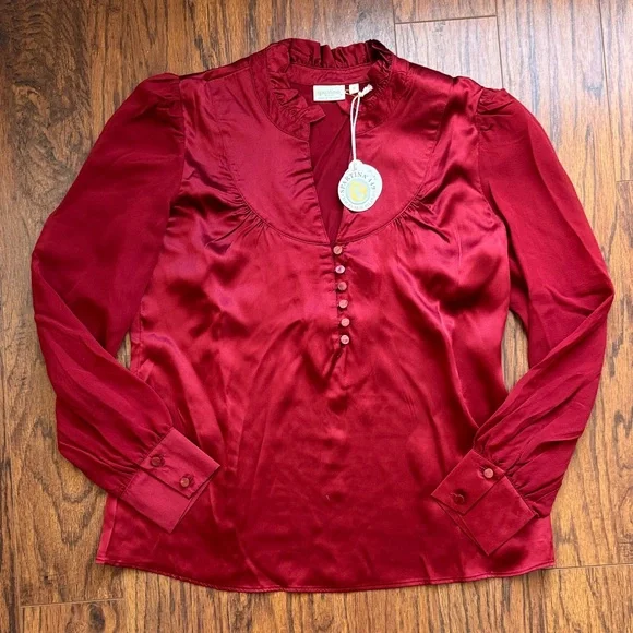 Spartina449 Ayla Silk Blouse - Picture 1 of 7